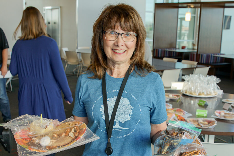 Anne Kingsberry Holds Bake Sale Fundraiser At Ash Brokage Impact Committee