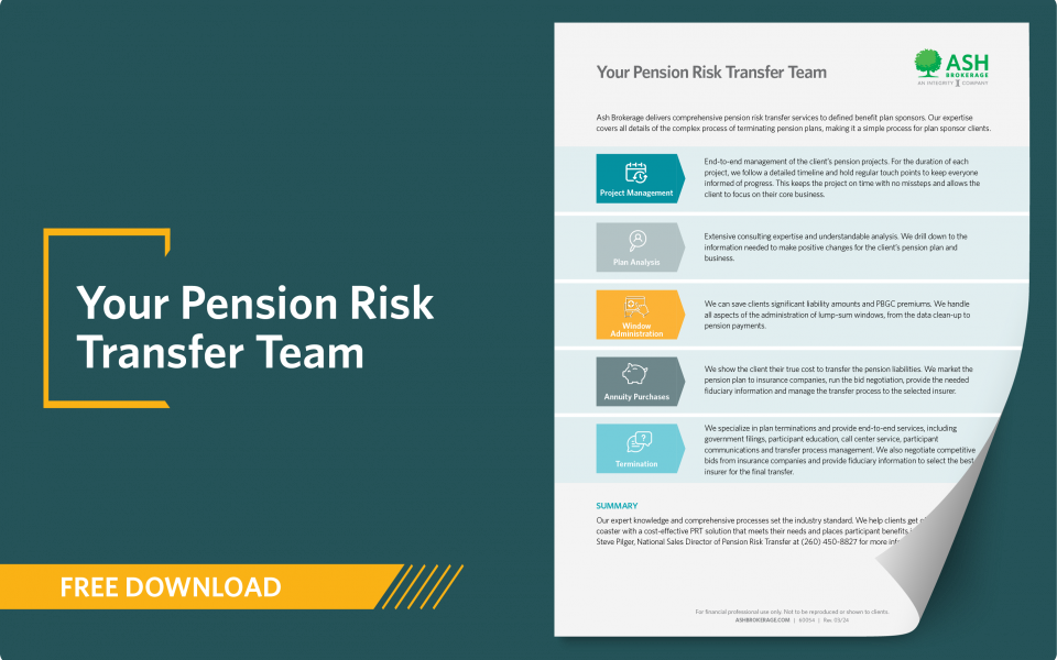 Concept Piece Download 60054 PRT Your Pension Risk Transfer Team